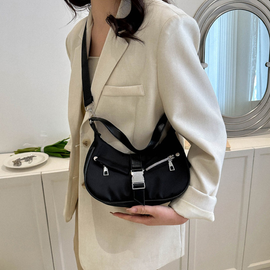 [GIRLS GOOB] Women's Zippers and Buckle Mini Shoulder Bag Tote Bag Handbag, China OEM